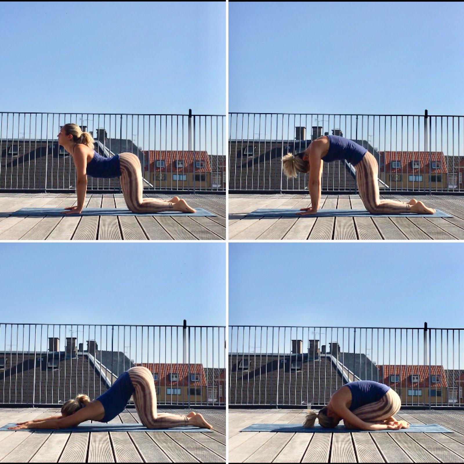 Rooftop yoga sequence