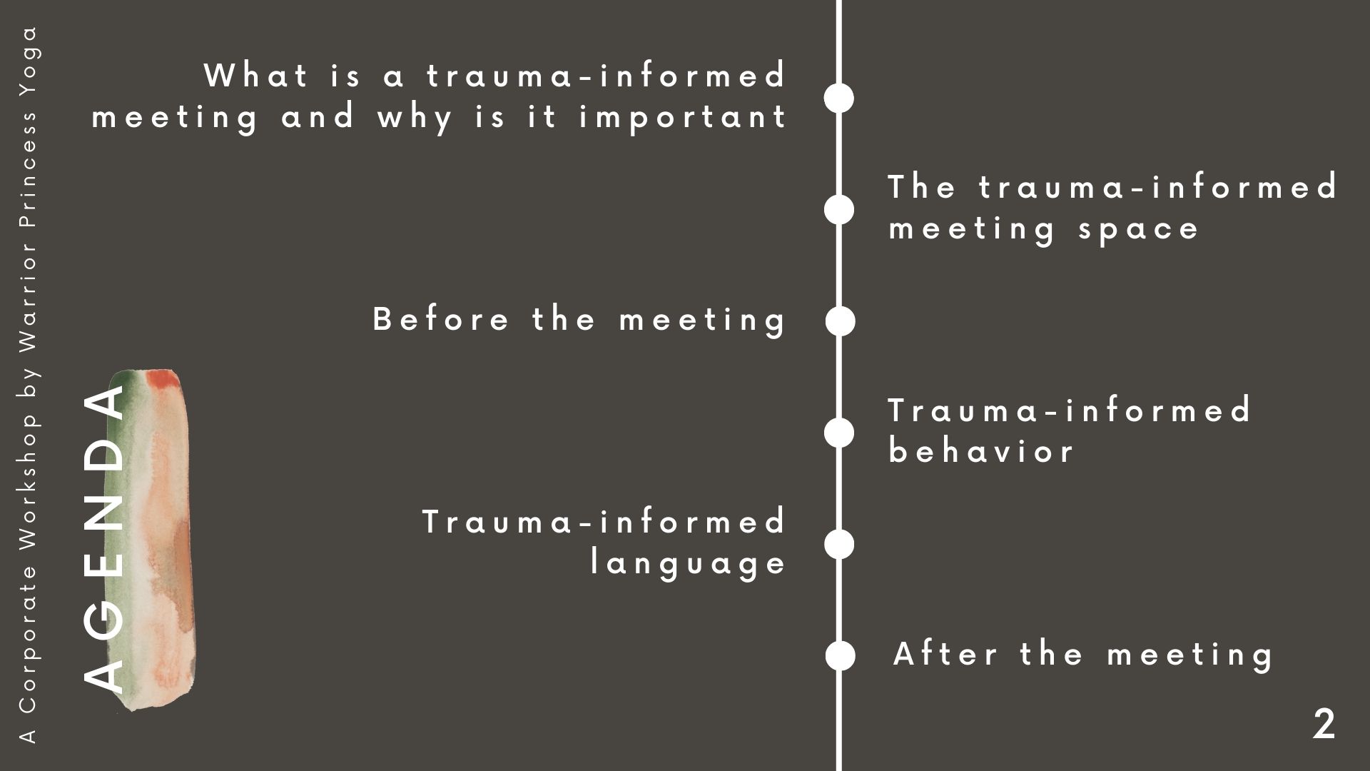 2 Agenda trauma-informed meeting